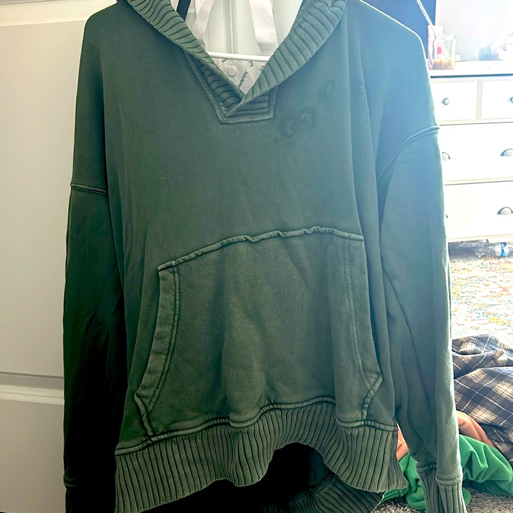 Aerie green hoodie size Medium